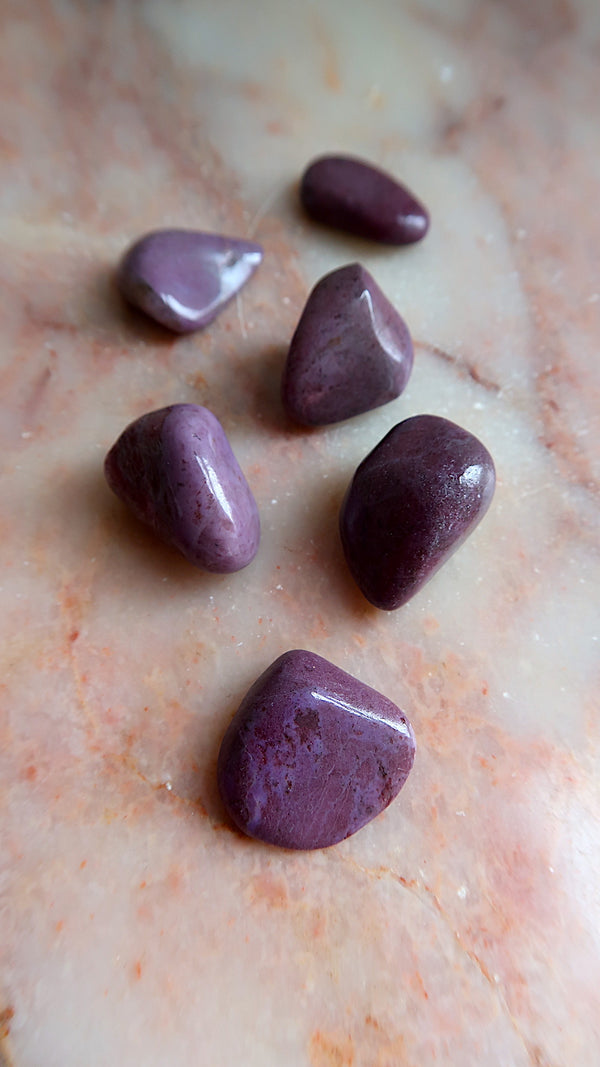 Purple Jade Tumbles
