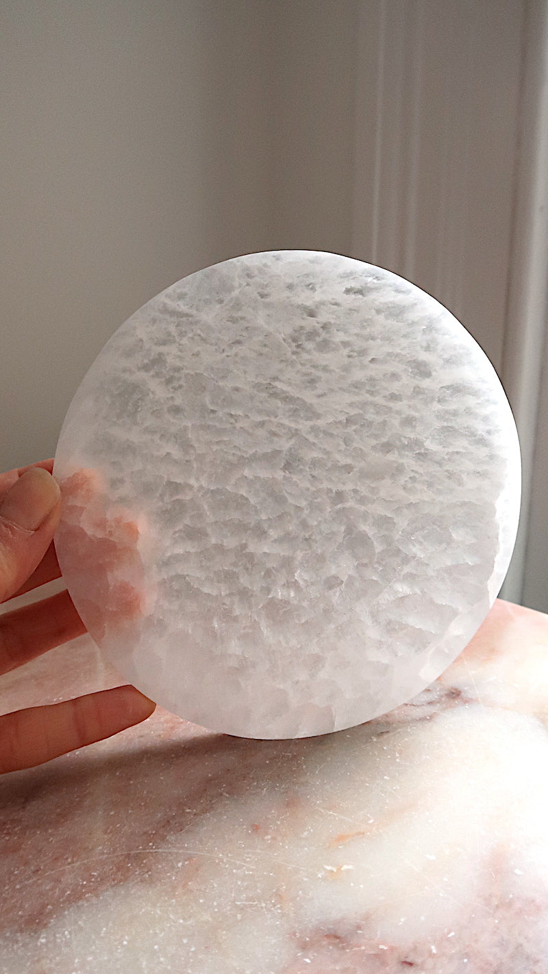 Large Selenite Plate