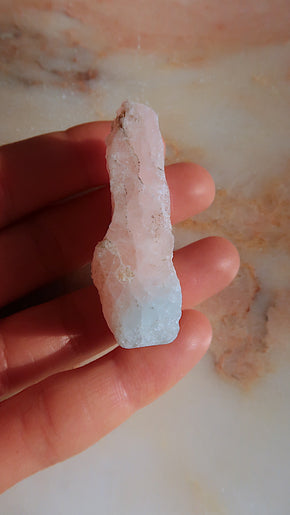 Pink Morganite & Aquamarine