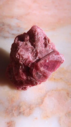 Premium Raw Rhodonite