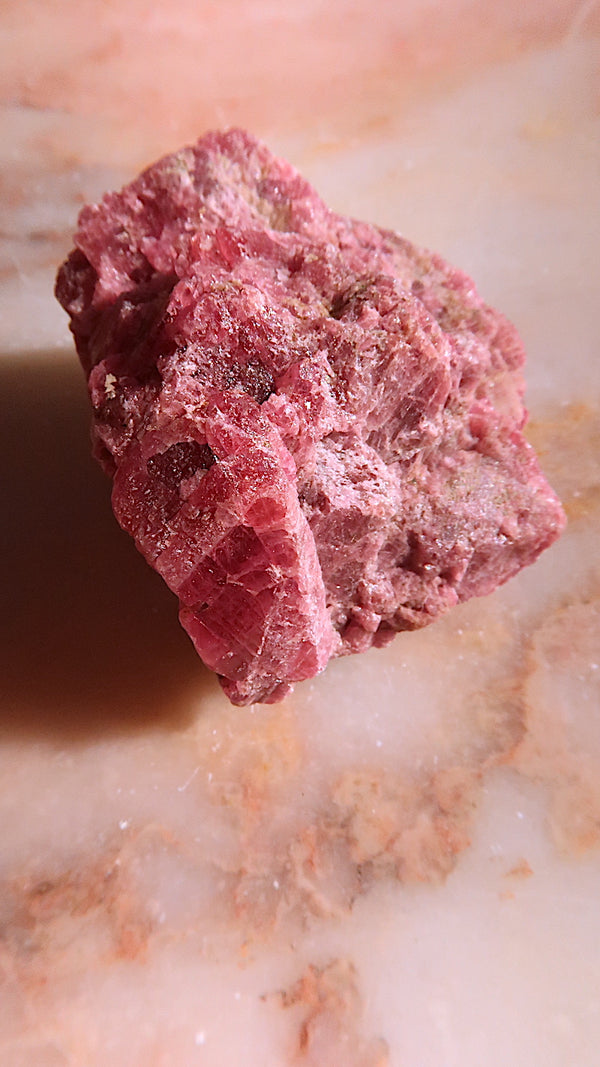 Premium Raw Rhodonite