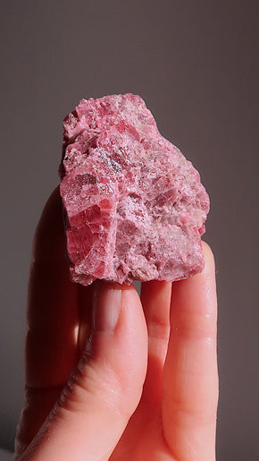 Premium Raw Rhodonite