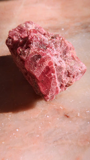 Premium Raw Rhodonite