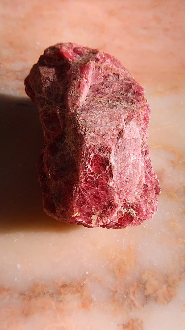 Premium Raw Rhodonite