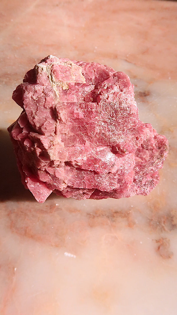 Large Premium Raw Rhodonite