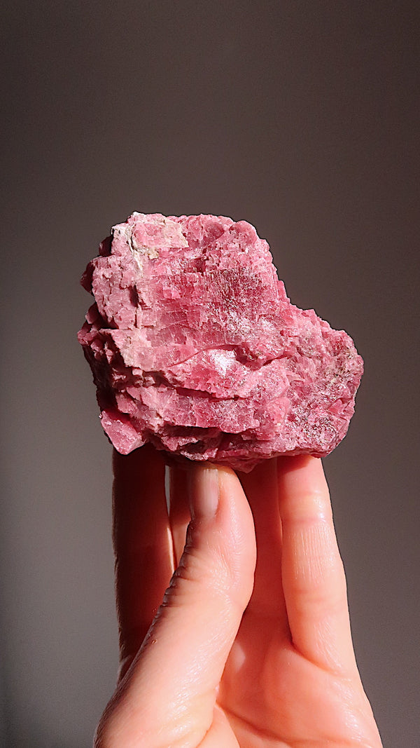 Large Premium Raw Rhodonite