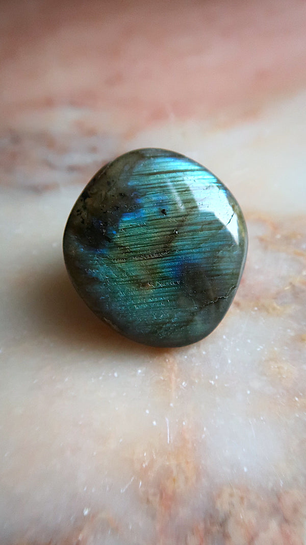 Labradorite Palm Stone
