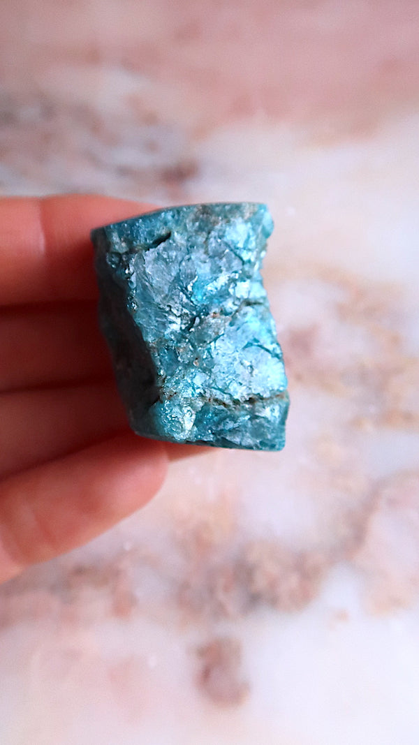Raw Blue Apatite