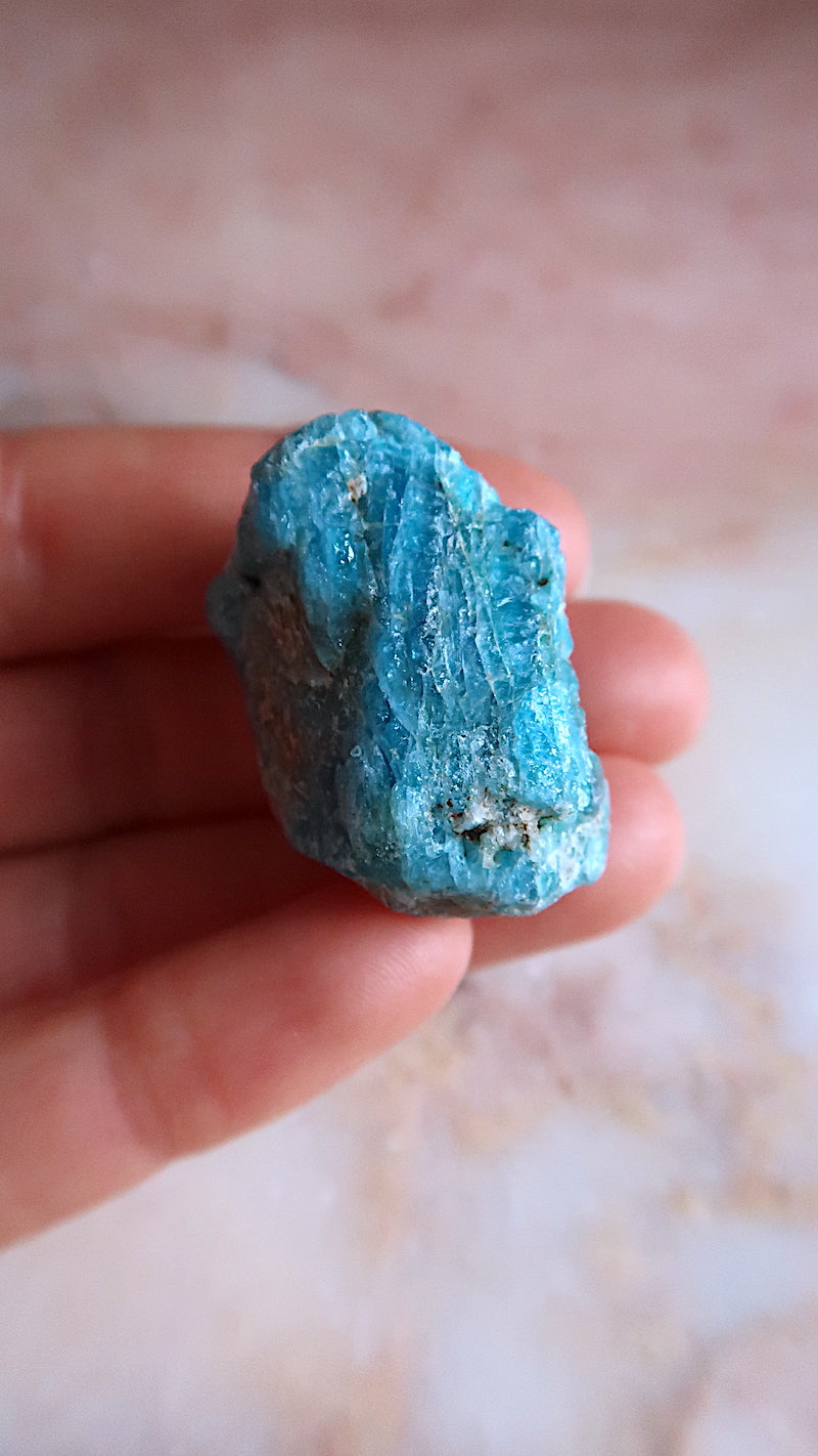 Raw Blue Apatite