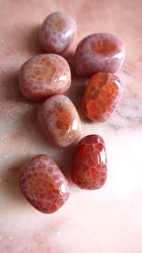 Fire Agate Tumbles