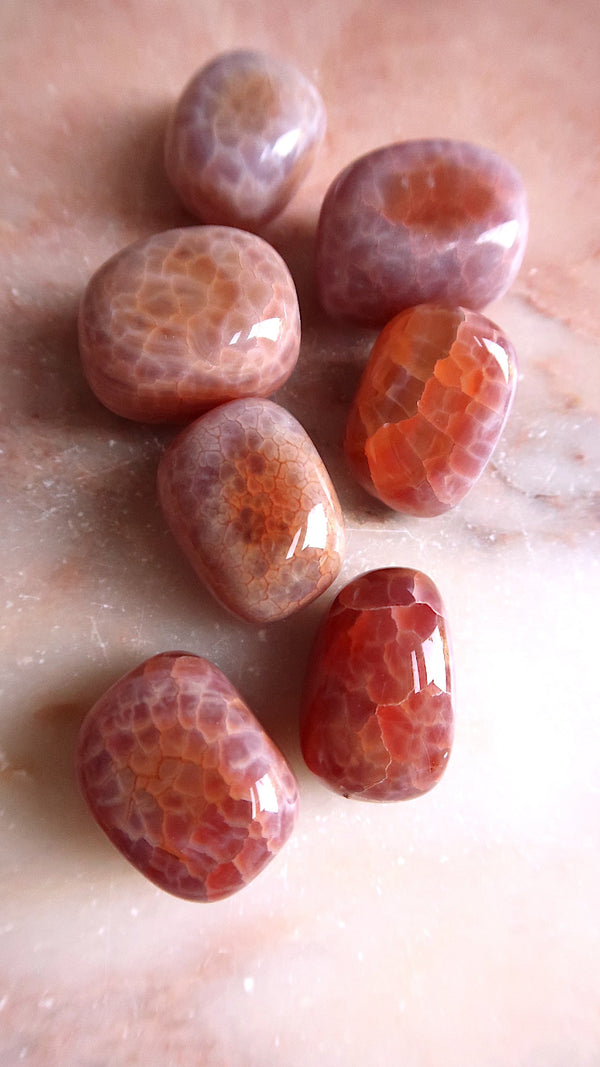 Fire Agate Tumbles