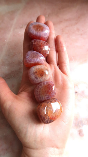 Fire Agate Tumbles