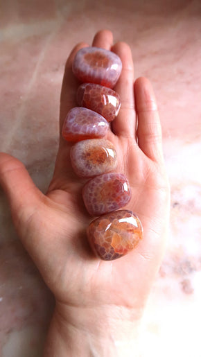 Fire Agate Tumbles