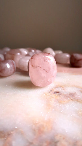 Strawberry Quartz Tumbles
