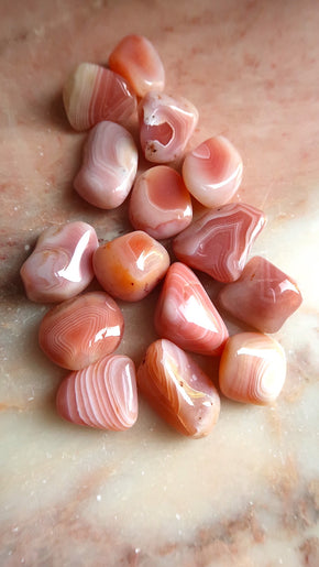 Apricot Agate Tumbles