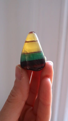 Yellow Rainbow Fluorite