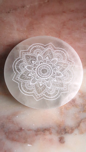 Selenite Plate