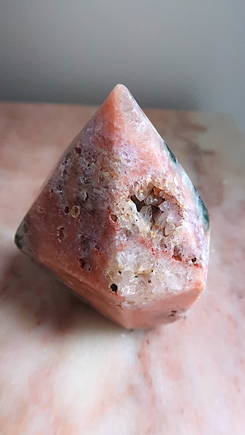 Chunky Pink Amethyst Point