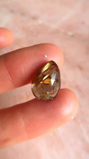 Small Golden Rutile Quartz