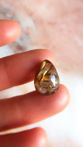 Small Golden Rutile Quartz