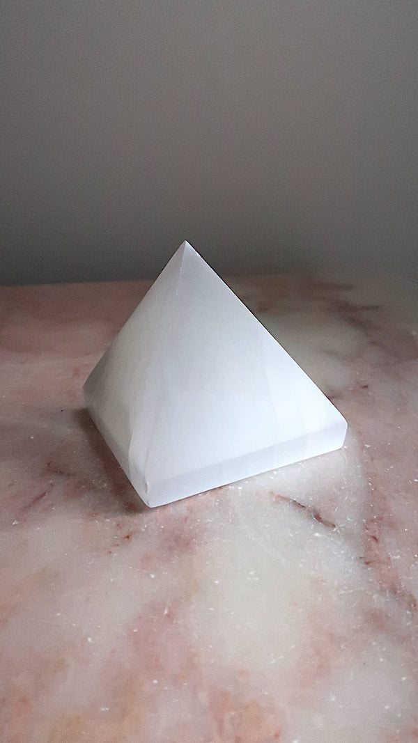 Large Selenite Pyramid