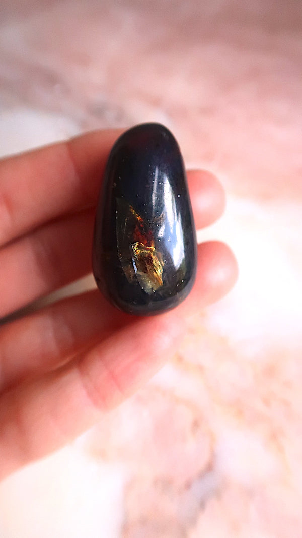 Blue Amber (contains rainbows)
