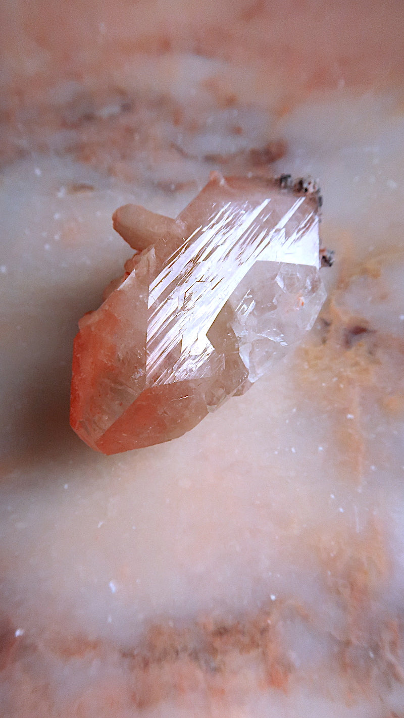 Premium Peach Apophyllite