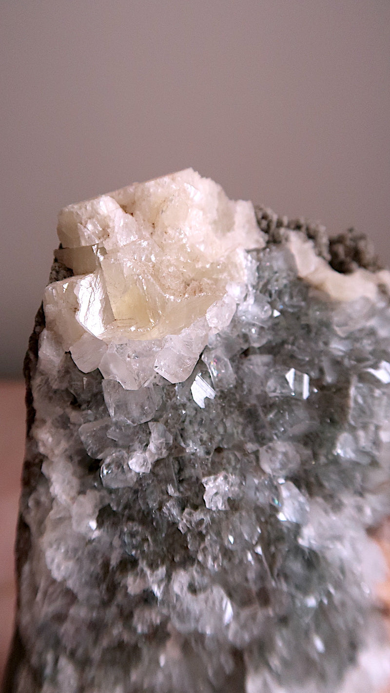 Large Apophyllite & Stilbite Flowers