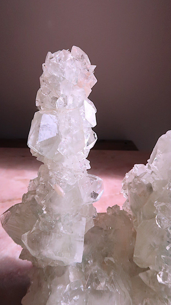 Special: Large Green Apophyllite Stalagmite