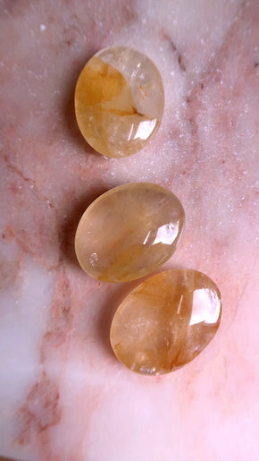 Golden Healer Palm Stone