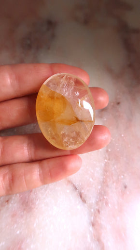Golden Healer Palm Stone