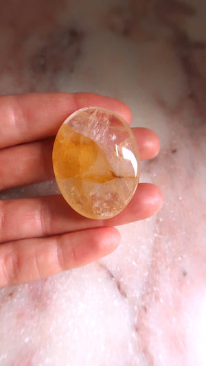 Golden Healer Palm Stone