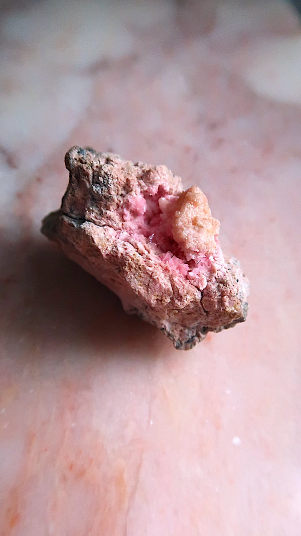 Raw Pink Rhodochrosite