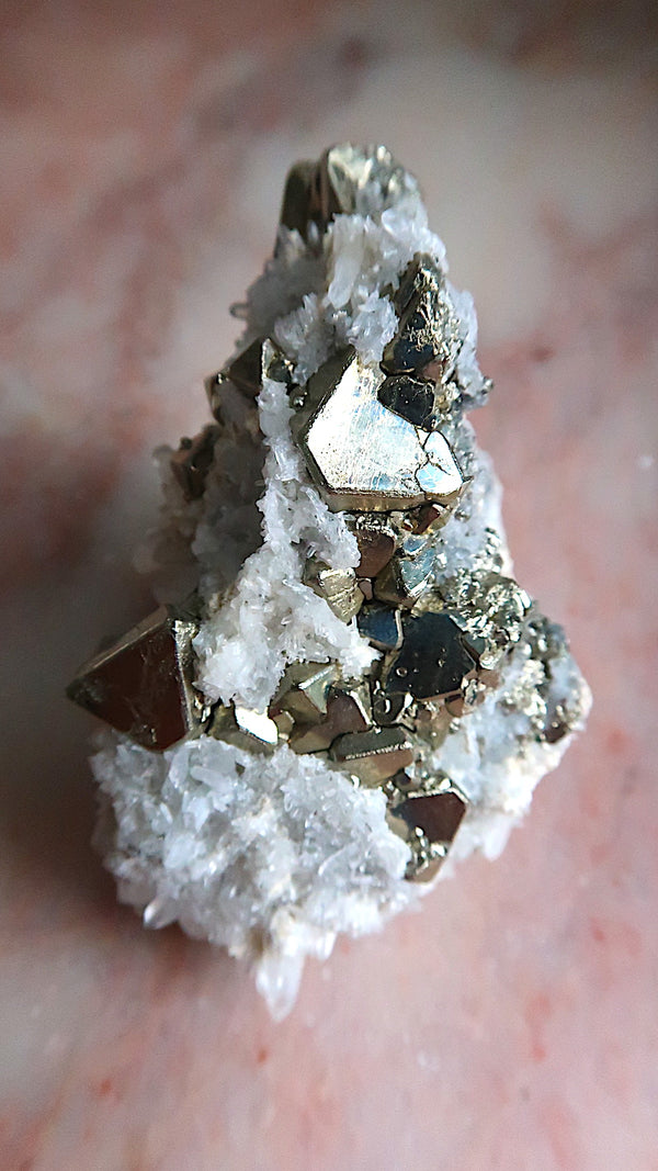 Pyrite & Quartz Cluster