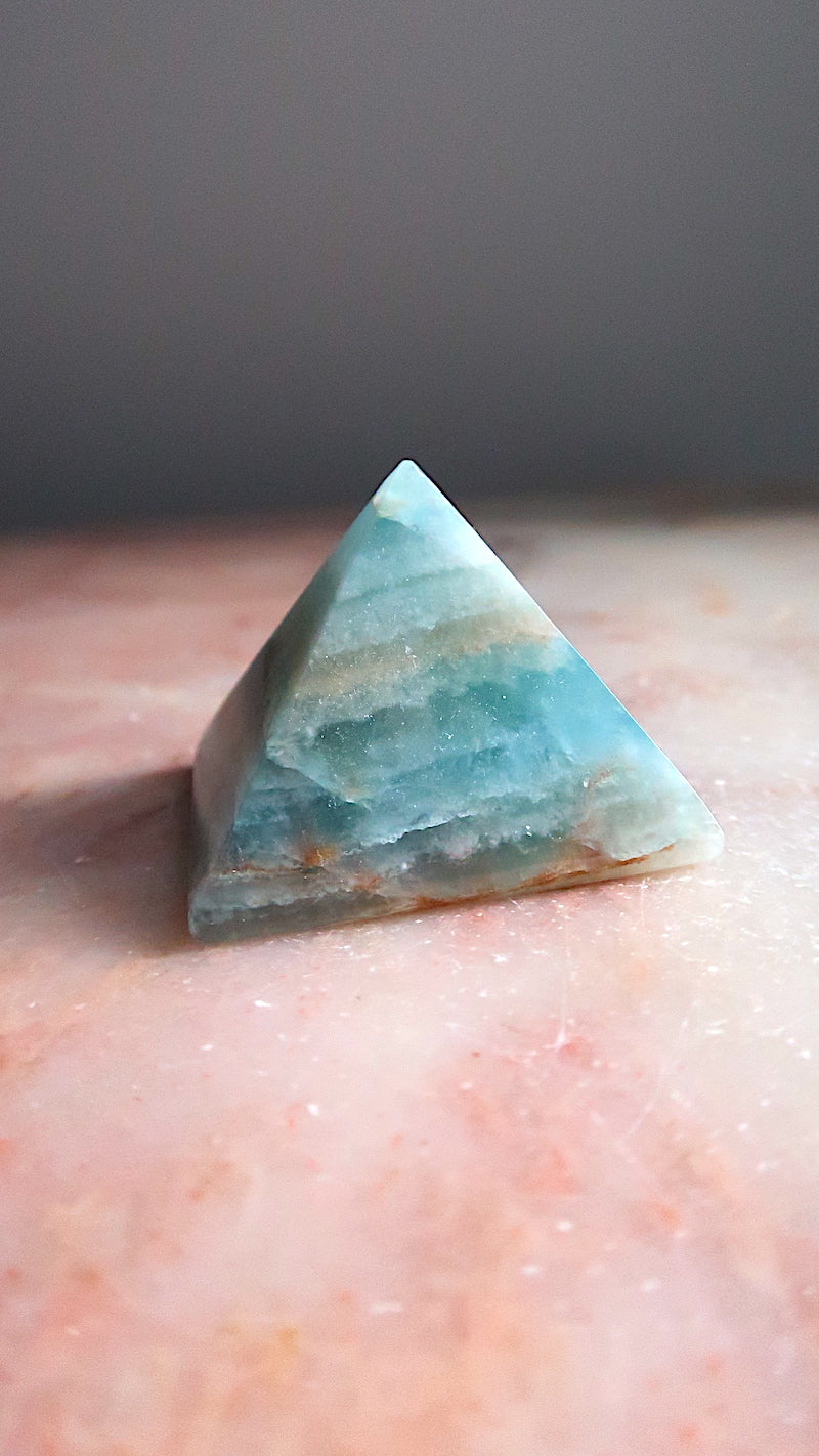 Blue Onyx Pyramid