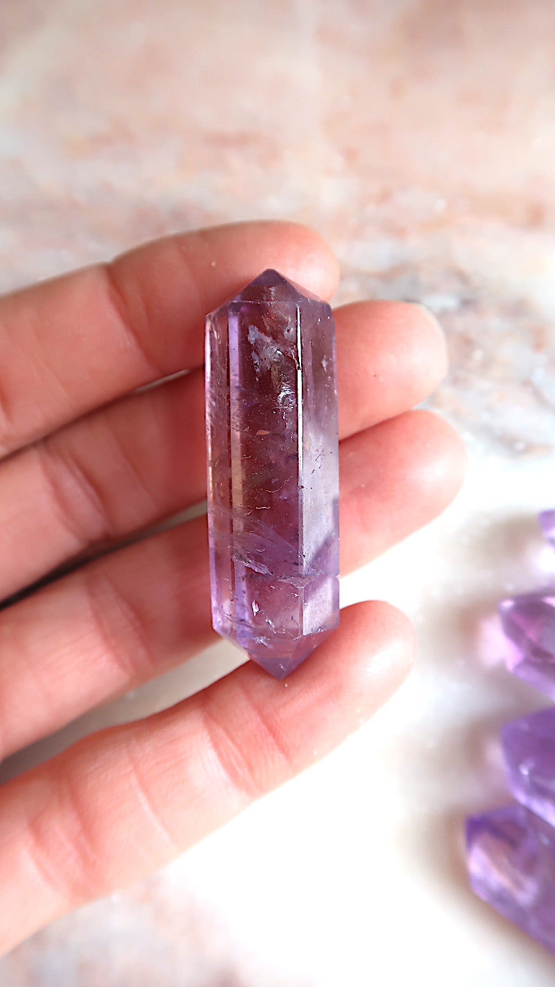 Amethyst Double Terminated Wands