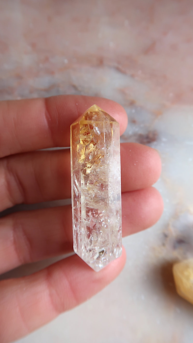 Citrine Double Terminated Wands