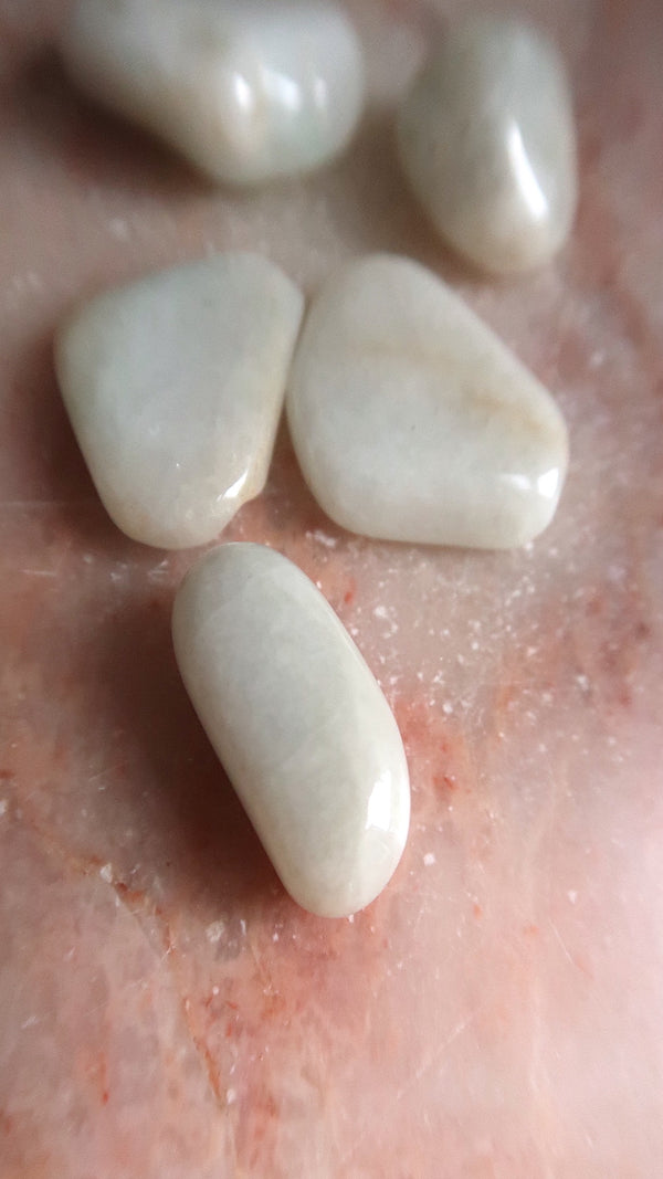 White Jade Tumbles