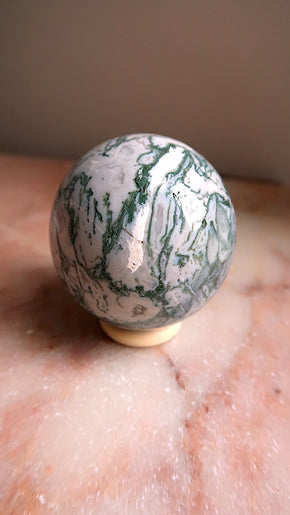 Moss Agate Sphere