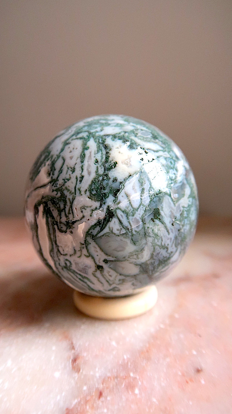 Moss Agate Sphere