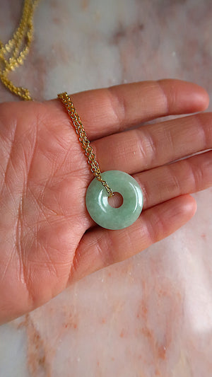 Small Dreamy Green Jade Necklaces