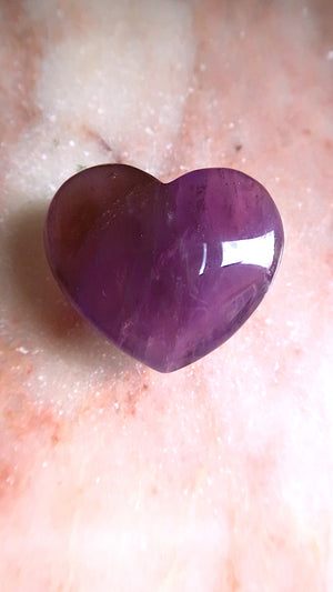 Natural Ametrine Heart