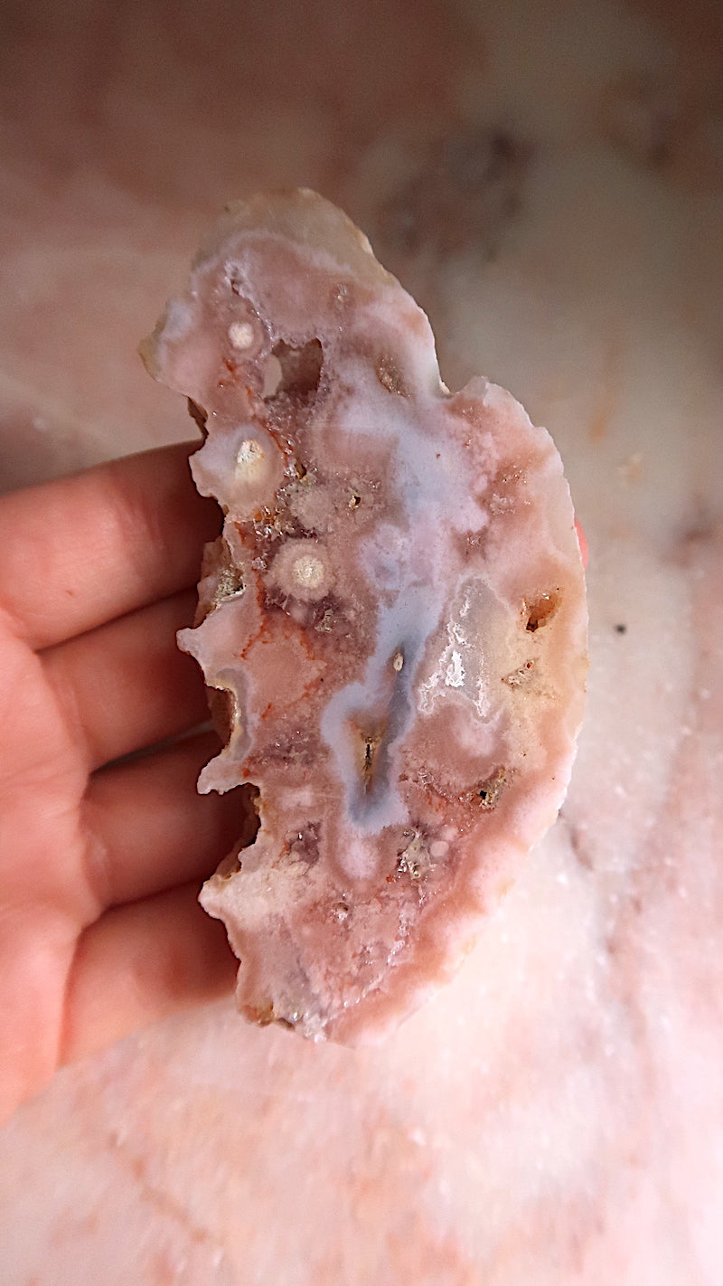 Flower Agate Slice