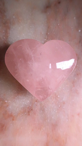 Rose Quartz Heart