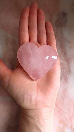 Rose Quartz Heart