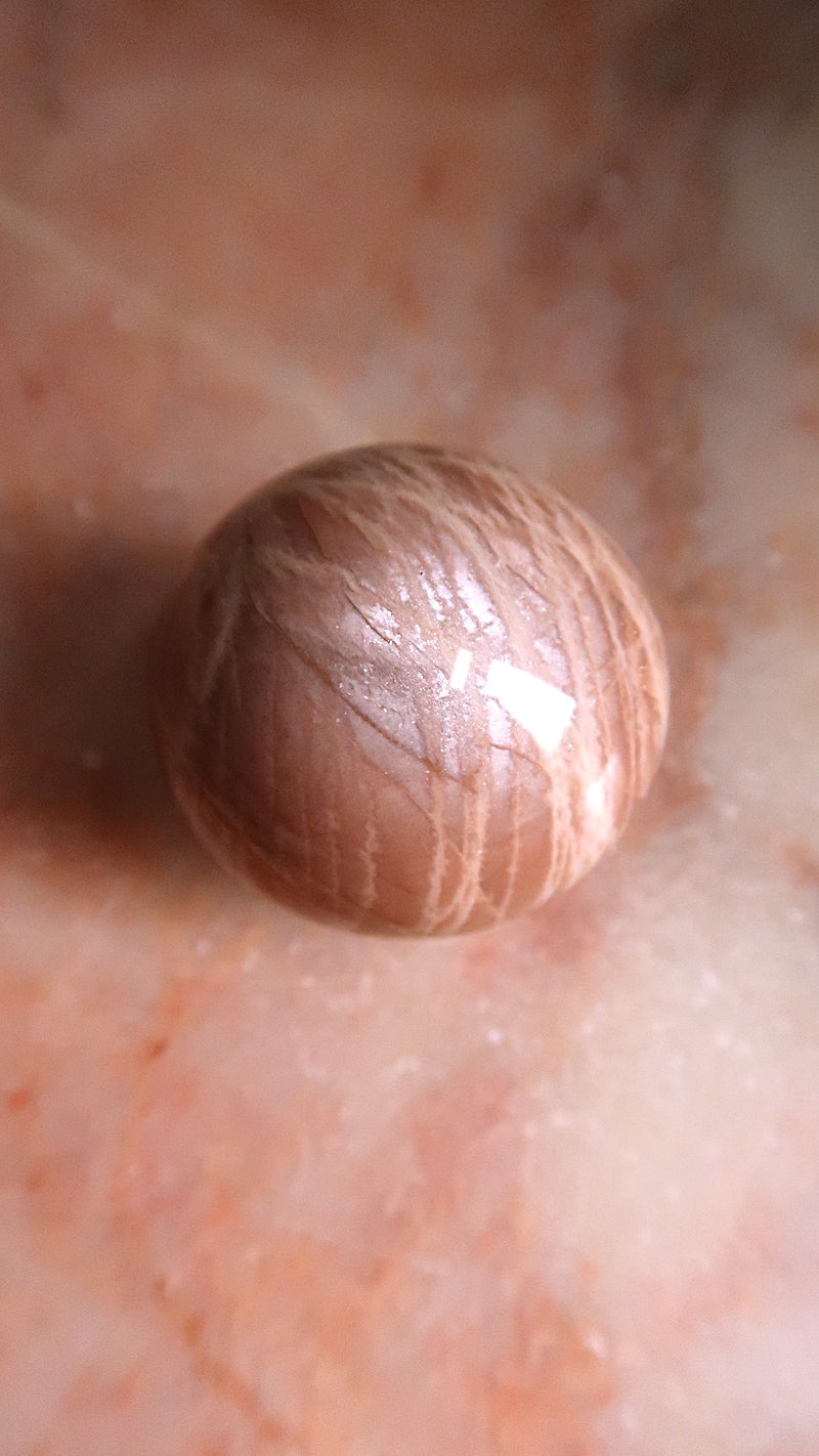 Pink Moonstone Sphere