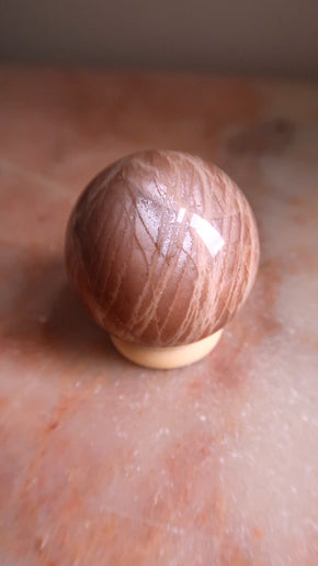 Pink Moonstone Sphere