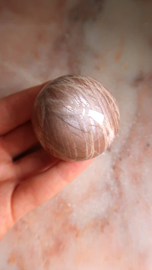 Pink Moonstone Sphere