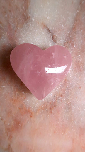 Rose Quartz Heart