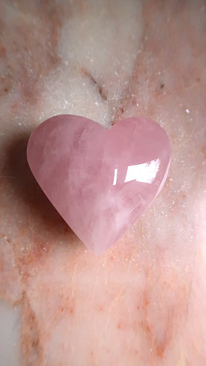 Rose Quartz Heart